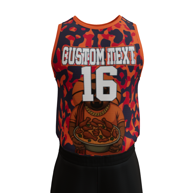 Basketball Camouflage Sublimated Basketball Jersey. (x 10)